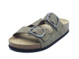 Valleverde Valleverde Sandali zeppa bassa Donna VG1571TK Nabuk Kaki pelle beige Kaki