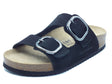 Valleverde Valleverde Sandali zeppa bassa Donna VG1571TK Nabuk Nero pelle nero nero