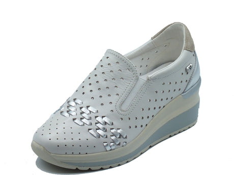 Valleverde Valleverde Mocassini Donna VVCA101F Nappa Avorio pelle bianco Avorio