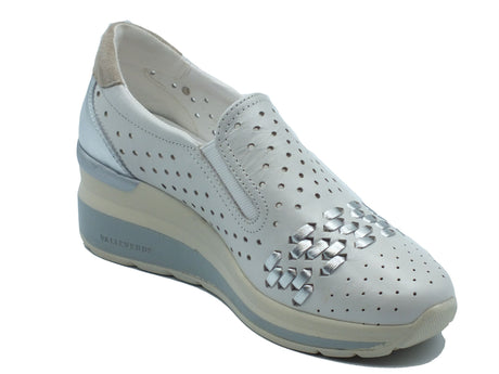 Valleverde Valleverde Mocassini Donna VVCA101F Nappa Avorio pelle bianco Avorio