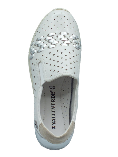 Valleverde Valleverde Mocassini Donna VVCA101F Nappa Avorio pelle bianco Avorio