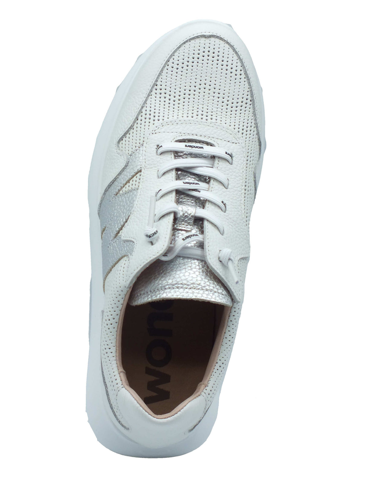 Wonders Wonders Sneakers Donna A-4021 Ultrafly Wild Off pelle bianco Wild Off
