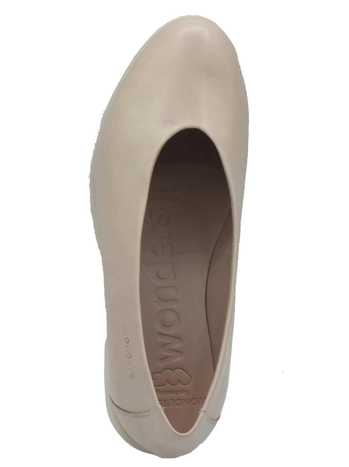 Wonders Wonders Decoltè con zeppa Donna C-33100 Sauvag Beige pelle beige Beige