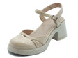 Wonders Wonders Sandali tacco basso Donna E-7131 Flytres Lack Beige pelle beige Beige