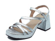 Wonders Wonders Sandali tacco alto Donna G-6821 Zaida Perl Plata pelle argento Perl Plata