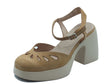 Wonders Wonders Sandali tacco alto Donna H-4991 Lady Nubuk Sand pelle beige Sand