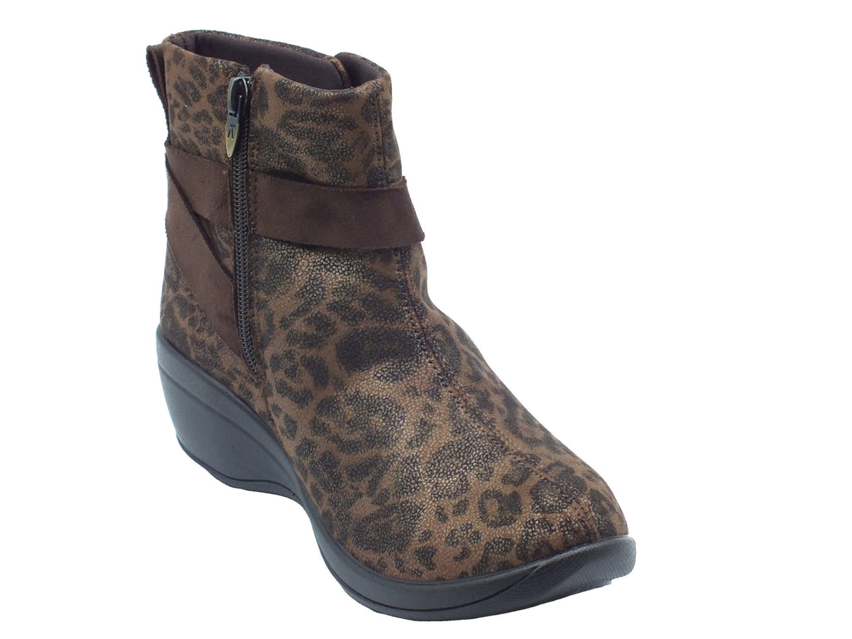 Arcopedico Arcopedico Tronchetti con zeppa Donna Avila K90 MB Bronze sintetico multicolore Bronze