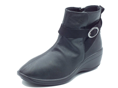 Arcopedico Arcopedico Tronchetti con zeppa Donna Avila K93 Black sintetico nero Black