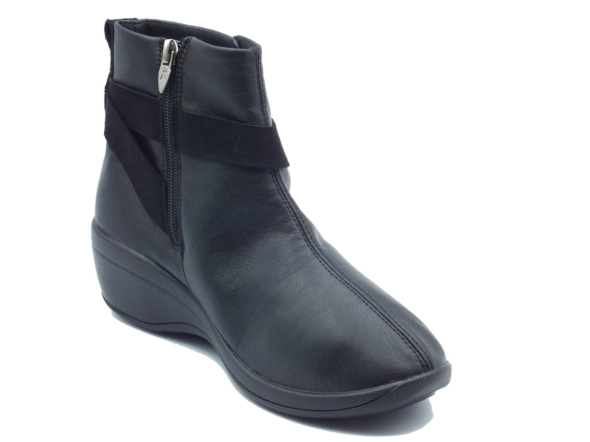 Arcopedico Arcopedico Tronchetti con zeppa Donna Avila K93 Black sintetico nero Black
