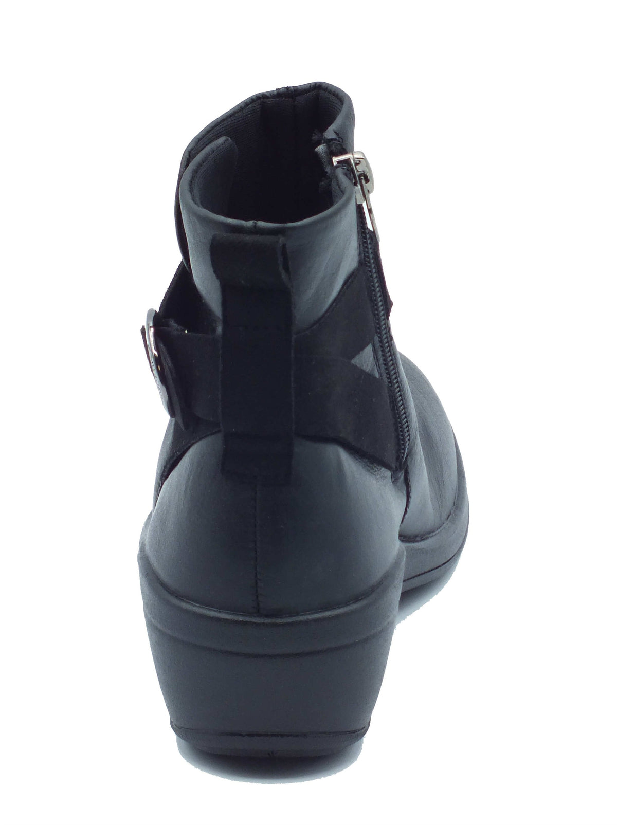 Arcopedico Arcopedico Tronchetti con zeppa Donna Avila K93 Black sintetico nero Black