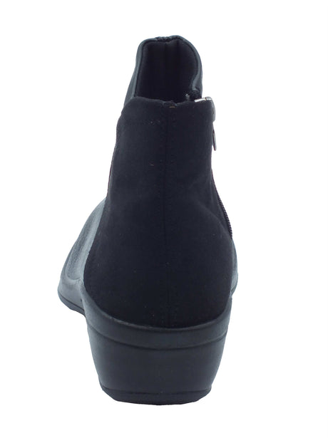 Arcopedico Arcopedico Tronchetti con zeppa Donna Stara L12 Black pelle nero Black