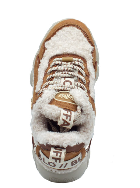Buffalo Buffalo Sneakers Donna CLD CHAI WARM Beige Brown sintetico marrone Beige Brown