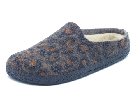 Birkenstock Birkenstock Ciabatte Donna 1032536 Amsterdam Wrapped Leo Pepper lana marrone Leo Pepper