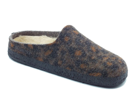 Birkenstock Birkenstock Ciabatte Donna 1032536 Amsterdam Wrapped Leo Pepper lana marrone Leo Pepper