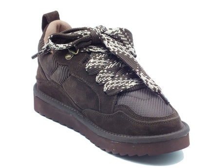 Colors of California Colors of California Sneakers Donna HC.YW261 Choco pelle marrone Choco