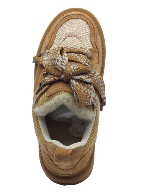 Colors of California Colors of California Sneakers Donna HC.YW261 Tan pelle marrone Tan
