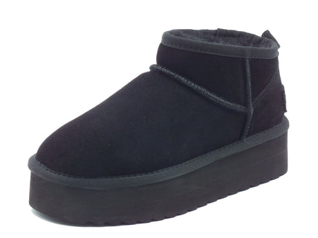 Colors of California Colors of California Mammut Donna HC.SHEARPLA2 Shel pelle nero Shel