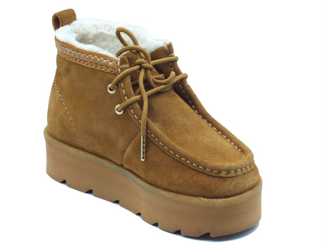 Clarks Clarks Scarpe Donna MeareWalla Mid Brown pelle marrone Brown
