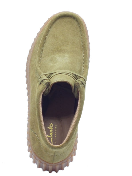 Clarks Clarks Scarpe Donna Torhill Moss Olive Suede pelle verde Olive Suede