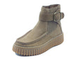 Clarks Clarks Scarpe Donna Torhill Buckle Walnut pelle marrone Walnut