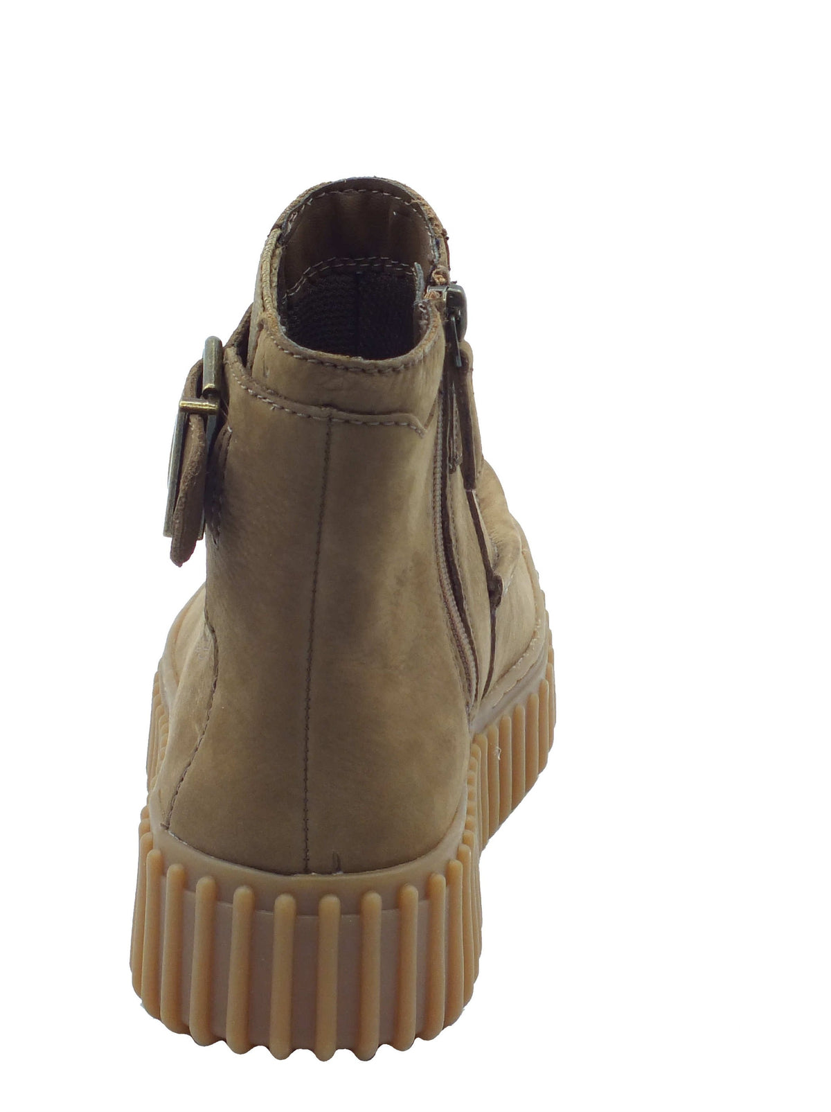 Clarks Clarks Scarpe Donna Torhill Buckle Walnut pelle marrone Walnut