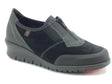 Cinzia Soft Mocassini Cinzia Soft donna in camoscio nero con lampo NERO