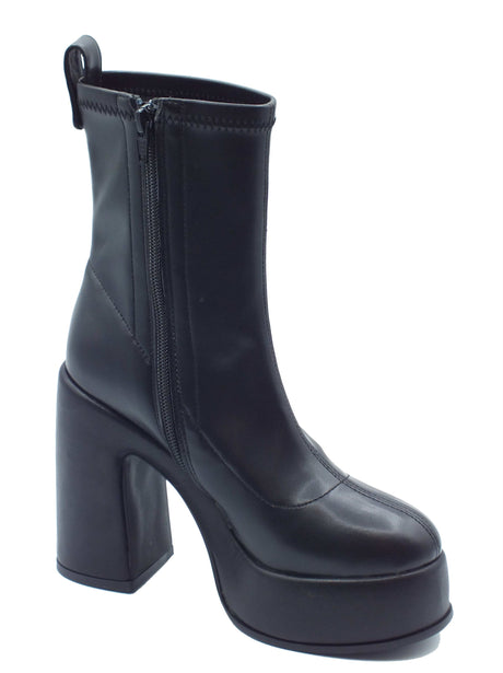 CULT CULT Tronchetti con tacco Donna CLW410303 Bjork Black sintetico nero Black