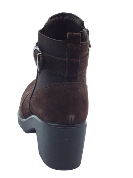 ENVAL Soft ENVAL Soft Tronchetti con tacco Donna 2259922 Scam. Super T.Moro pelle marrone Testa di Moro