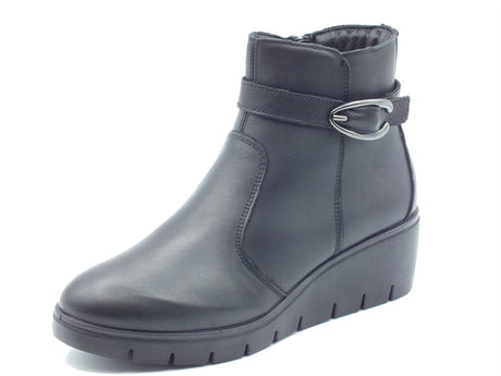ENVAL Soft ENVAL Soft Tronchetti con zeppa Donna 2269000 Nappa Soft Nero pelle nero Nero