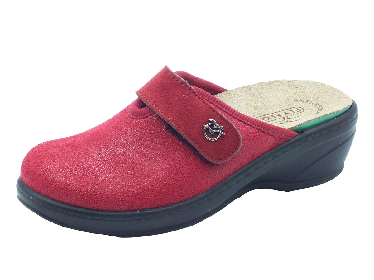Fly Flot Fly Flot Pantofole Donna 35 W34 DY Bordò sintetico rosso Bordò