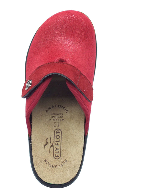 Fly Flot Fly Flot Pantofole Donna 35 W34 DY Bordò sintetico rosso Bordò