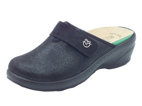 Fly Flot Fly Flot Pantofole Donna 35 W34 DY Nero sintetico nero Nero
