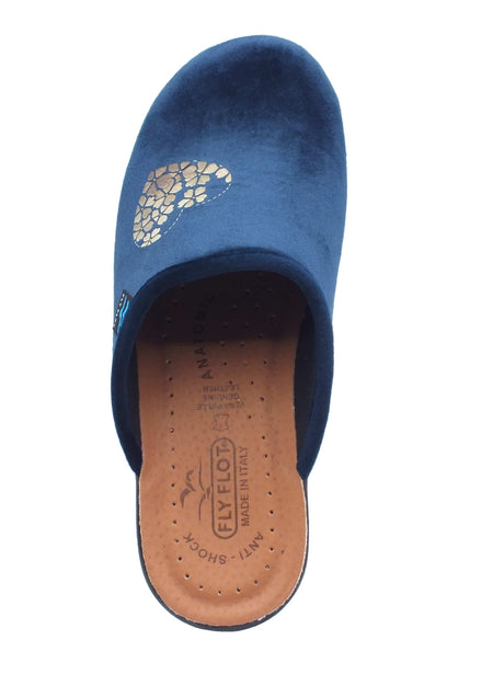 Fly Flot Fly Flot Pantofole Donna 96 558 PE Blu sintetico blu Blu