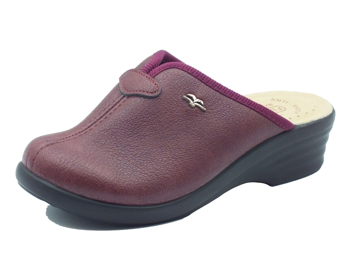 Fly Flot Fly Flot Pantofole Donna L8 870 2E Prugna pelle viola Prugna