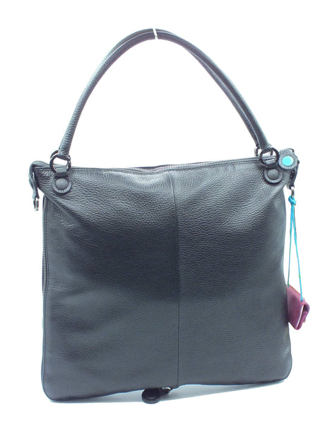 Gabs Gabs Borse Donna G012720T3 G14 Edgy Bull Black Nero TG L pelle nero Nero