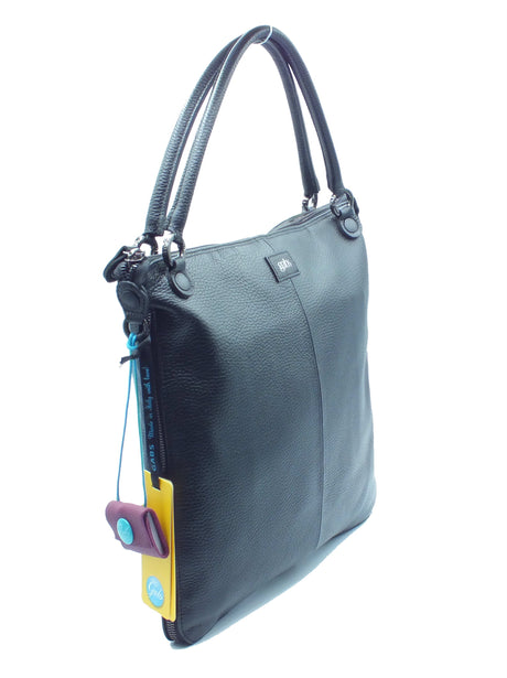 Gabs Gabs Borse Donna G012720T3 G14 Edgy Bull Black Nero TG L pelle nero Nero