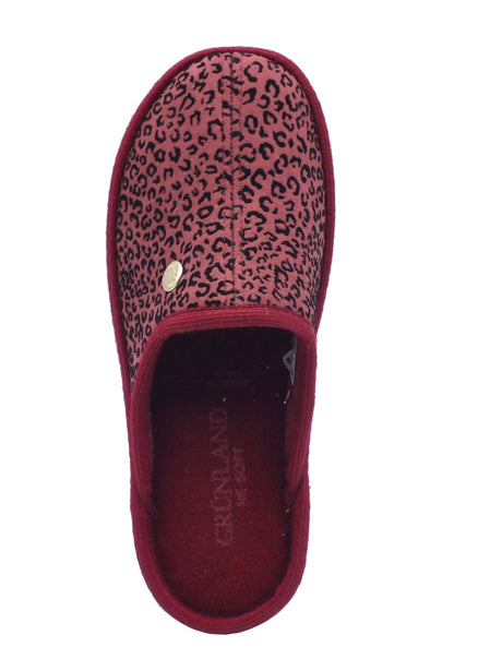 Grunland Grunland Pantofole Donna ALME CI3397 Bordò sintetico rosso Bordò