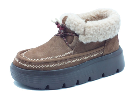 Hey Dude HeyDude 45638 Austin Edge Cognac Scarponcini per donna in camoscio marrone Cognac