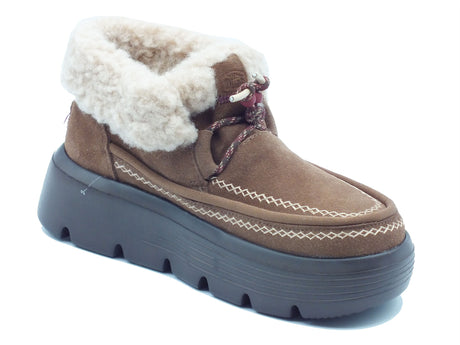Hey Dude HeyDude 45638 Austin Edge Cognac Scarponcini per donna in camoscio marrone Cognac