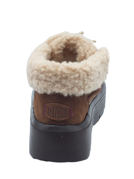 Hey Dude HeyDude 45638 Austin Edge Cognac Scarponcini per donna in camoscio marrone Cognac
