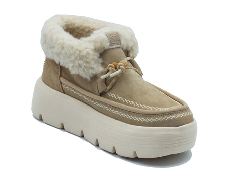 Hey Dude HeyDude 45638 Austin Edge Sesame Scarponcini per donna in camoscio beige Sesame