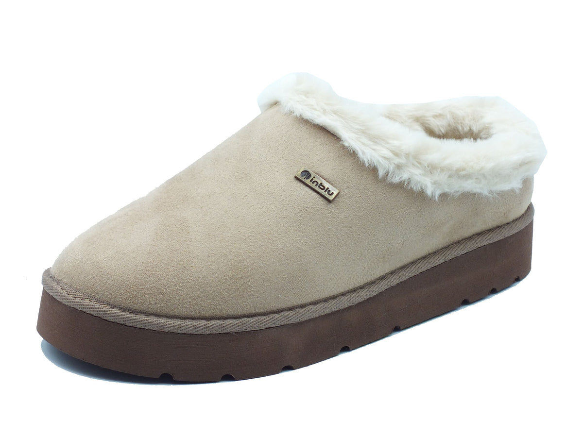 InBlu InBlu Pantofole Donna DR00004 Naturale sintetico beige Naturale