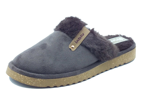 InBlu InBlu Pantofole Donna EY00032 Testa di Moro sintetico marrone Testa di Moro