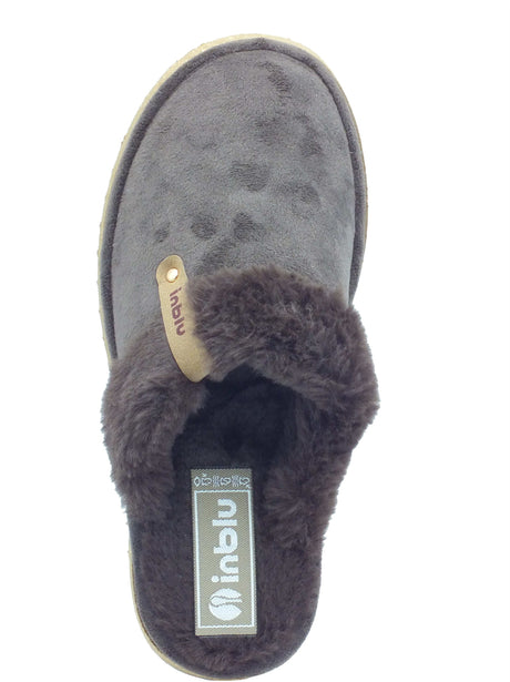 InBlu InBlu Pantofole Donna EY00032 Testa di Moro sintetico marrone Testa di Moro
