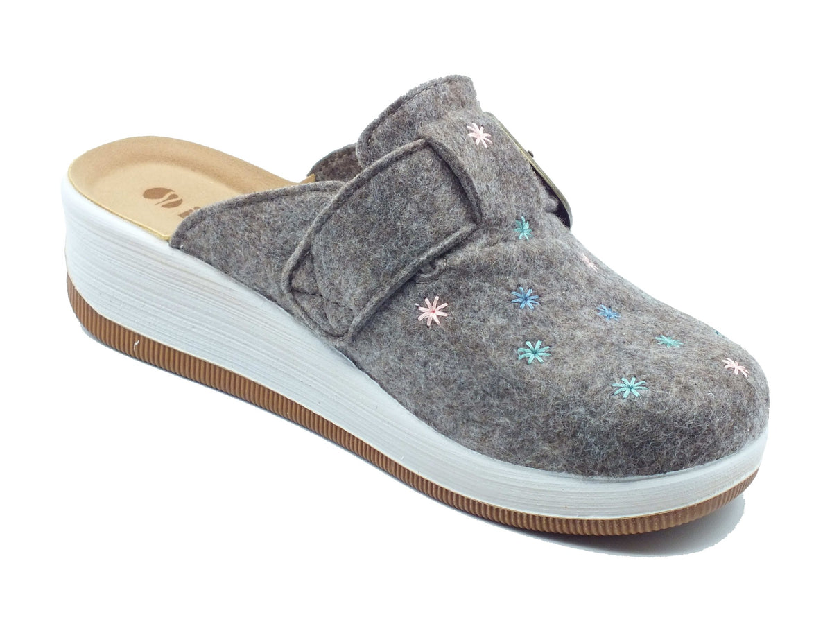 InBlu InBlu Pantofole Donna GC000045 Tortora sintetico grigio Tortora