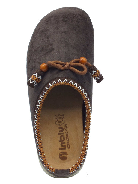 InBlu InBlu Pantofole Donna NS00011 Testa Di Moro sintetico marrone Testa Di Moro