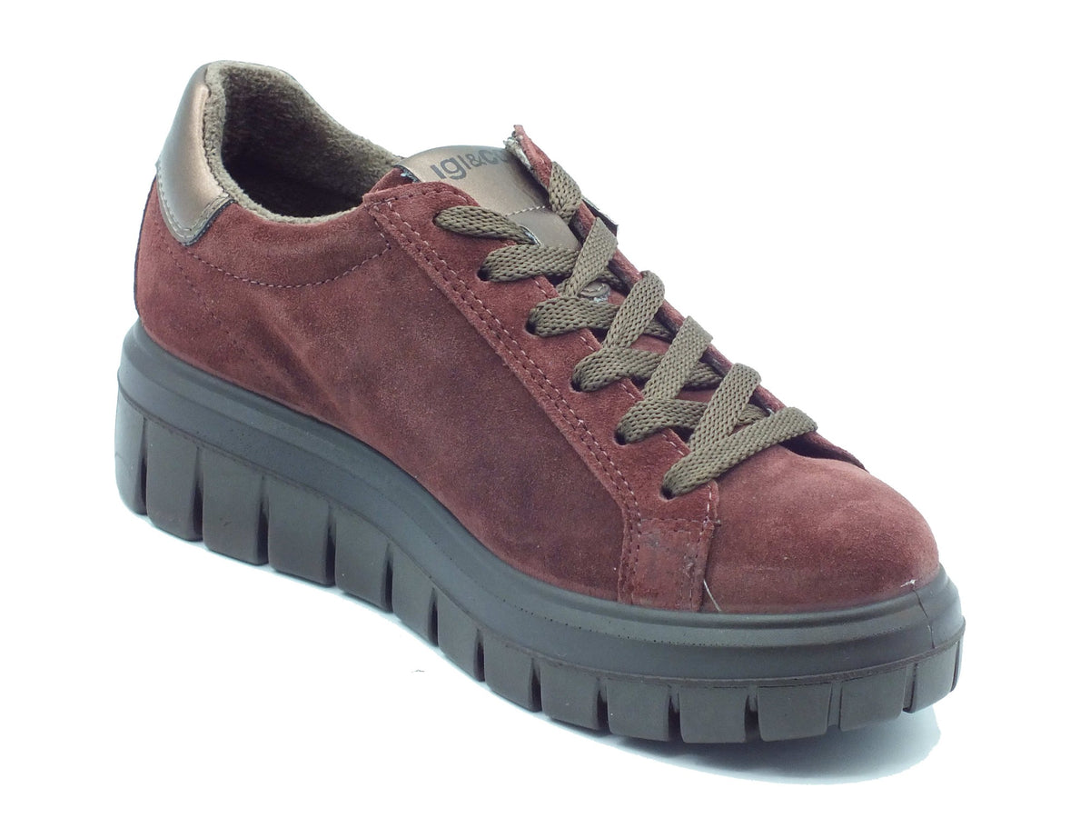 Igi&Co Igi&Co Sneakers Donna 2148911 Scam Super Bordò Scuro pelle rosso Bordò scuro