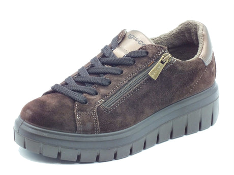 Igi&Co Igi&Co Sneakers Donna 2148922 Scam Super T.Moro pelle marrone Testa di Moro
