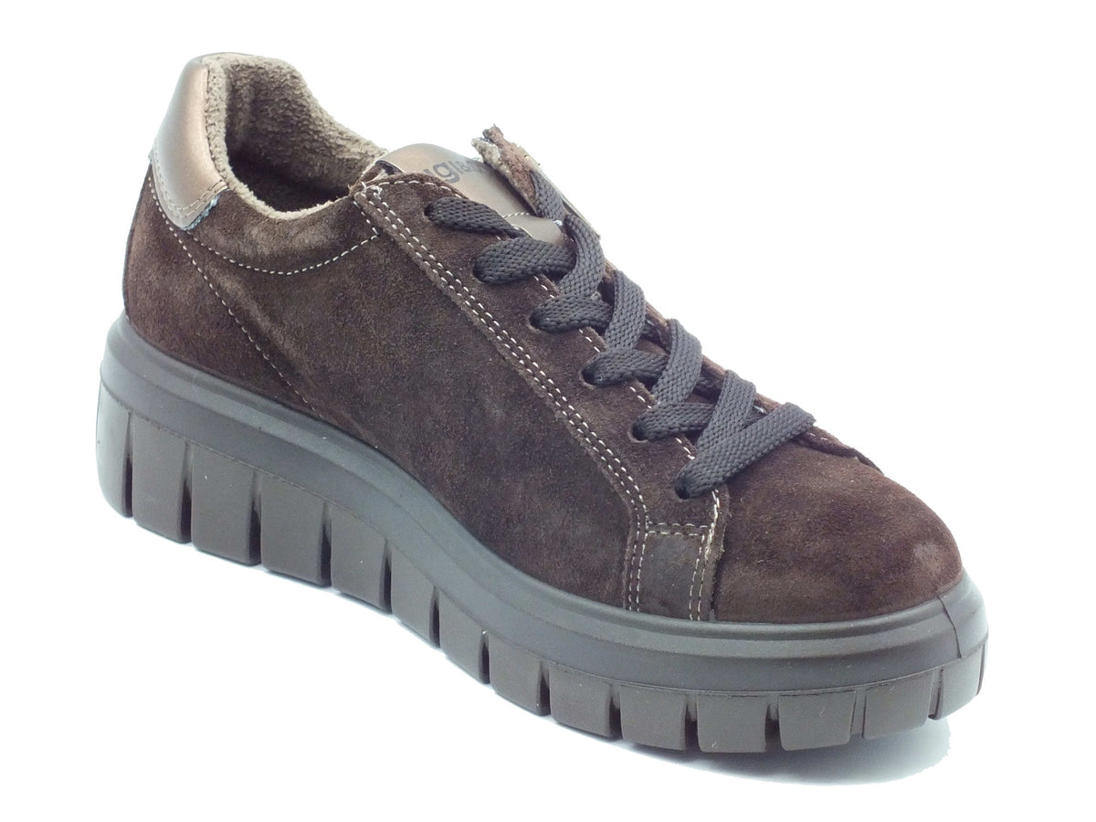 Igi&Co Igi&Co Sneakers Donna 2148922 Scam Super T.Moro pelle marrone Testa di Moro