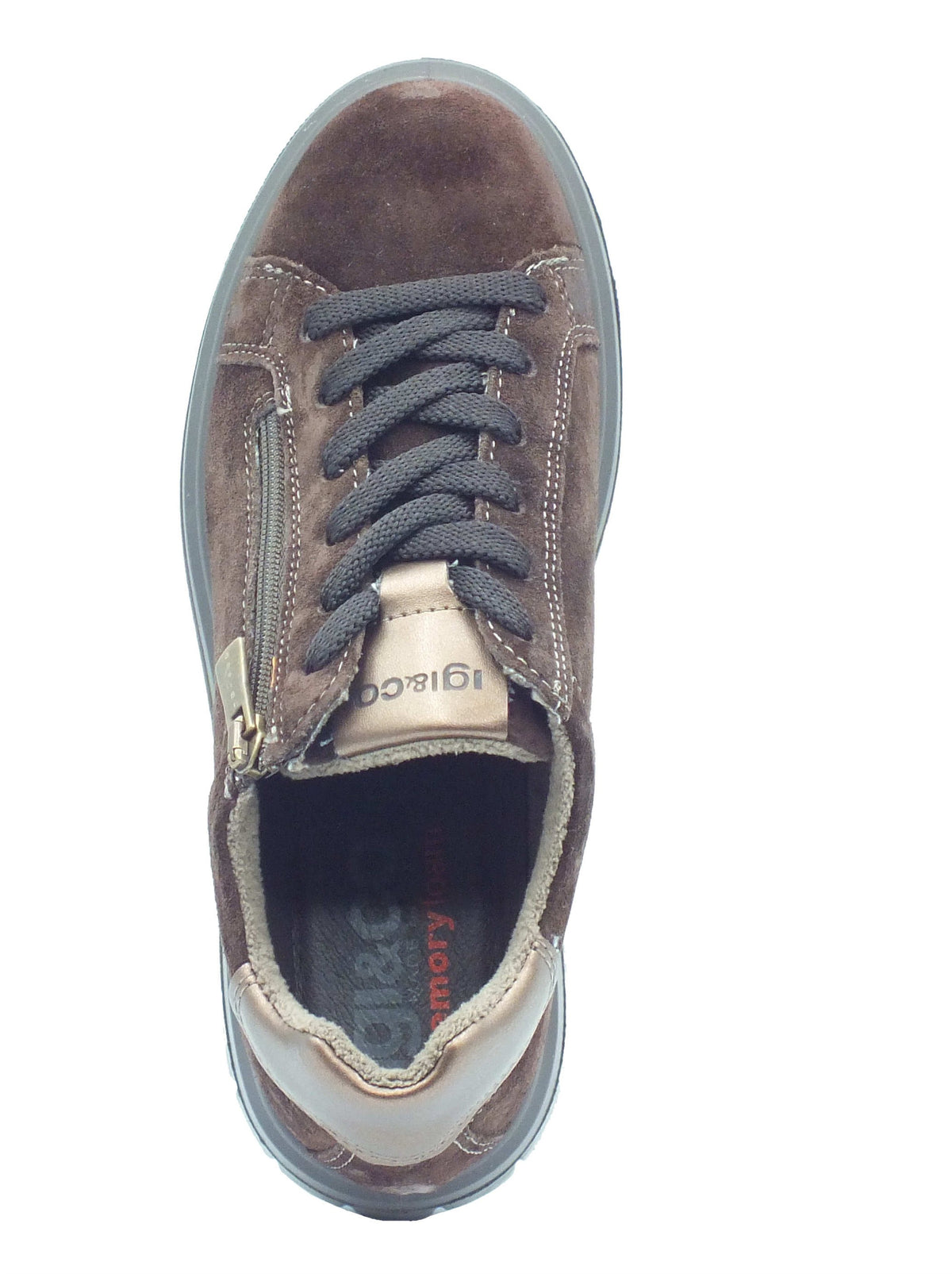 Igi&Co Igi&Co Sneakers Donna 2148922 Scam Super T.Moro pelle marrone Testa di Moro